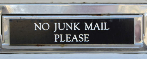 Door junkmail kan je mailbox onnodig vol raken